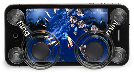 Fling mini playing Meteor Blitz (Alley Labs)