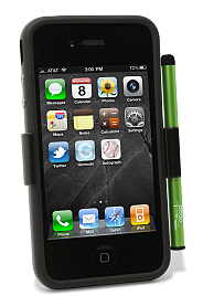 iPhone 4 with Case and Cactus Stylus